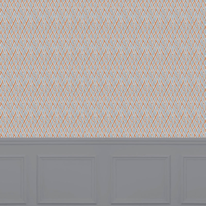 Voyage Maison Nuri 1.4m Wide Width Wallpaper in Tangerine