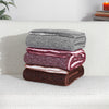 furn. Nurrel Sherpa Throw in Grey