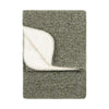 furn. Nurrel Sherpa Throw in Moss