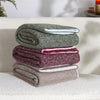 furn. Nurrel Sherpa Throw in Moss