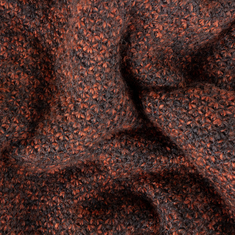 furn. Nurrel Sherpa Throw in Rust