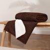 furn. Nurrel Sherpa Throw in Rust