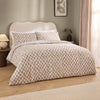 Check Beige Bedding - Nyhavn Checkerboard Reversible Duvet Cover Set Tobacco Hoem