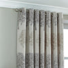 Paoletti Oakdale Tree Motif Eyelet Curtains in Silver