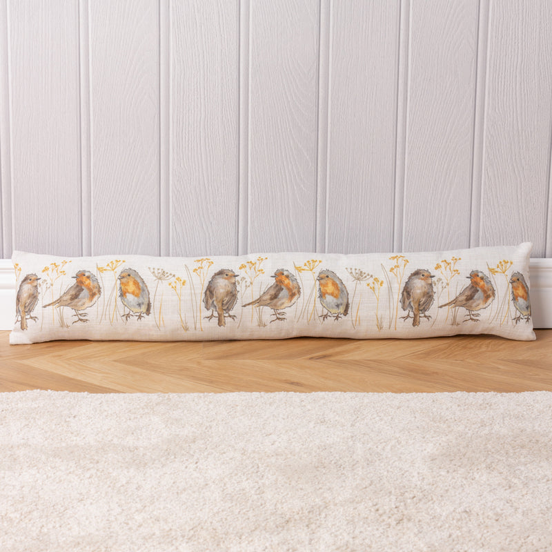 Evans Lichfield Oakwood Robin Draught Excluder in Golden