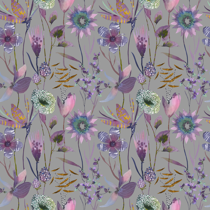 Voyage Maison Oceania Printed Cotton Fabric in Dahlia