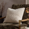Plain Beige Cushions - Olann Faux Shearling Cushion Cover Natural Yard