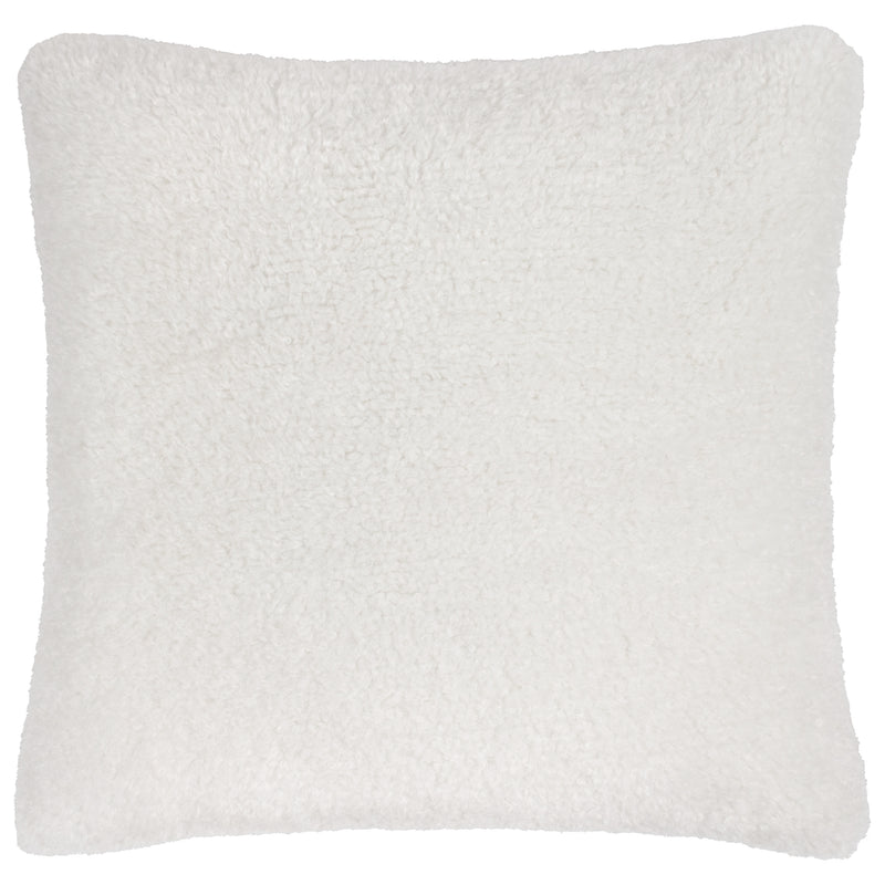 Plain White Cushions - Olann Faux Shearling Cushion Cover Ecru Yard