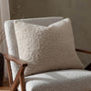 Plain Beige Cushions - Olann Faux Shearling Cushion Cover Natual Yard