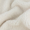 Plain Cream Throws - Olann Shearling Fleece Throw Ecru Yard