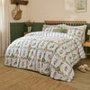 Floral Green Bedding - Olivia Reversible 100% Cotton Duvet Cover Set Green Wylder