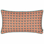 Geometric Blue Cushions - Onika Rectangular Geometric Cushion Cover Blue Wylder