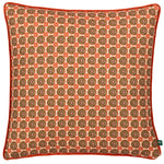 Geometric Green Cushions - Onika Square Geometric Cushion Cover Green Wylder