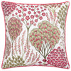 Wylder Ophelia Floral Jacquard Cushion Cover in Rednut