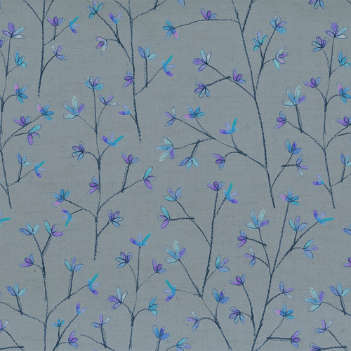 Voyage Maison Ophelia Printed Cotton Fabric in Bluebell