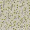 Voyage Maison Ophelia Printed Cotton Fabric in Lime/Natural