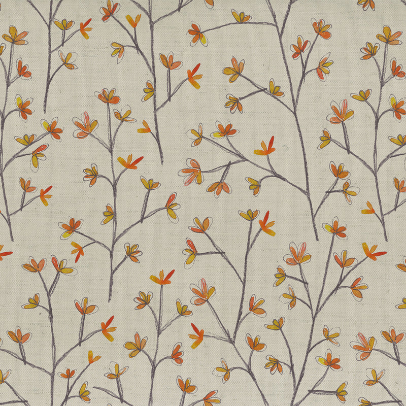 Voyage Maison Ophelia Printed Cotton Fabric in Russett