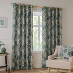  Curtains - Ophelia  Eyelet Curtains Thyme/Mineral Wylder