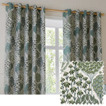  Curtains - Ophelia  Eyelet Curtains Thyme/Mineral Wylder