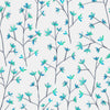 Voyage Maison Ophelia 1.4m Wide Width Wallpaper in Cornflower/Linen