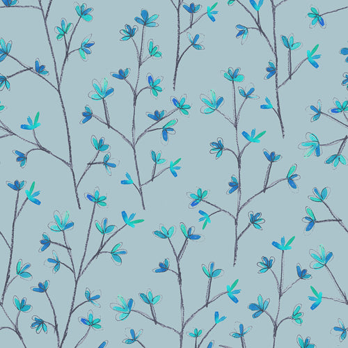 Voyage Maison Ophelia 1.4m Wide Width Wallpaper in Cornflower