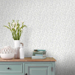 Voyage Maison Ophelia Dove 1.4m Wide Width Wallpaper in Cotton