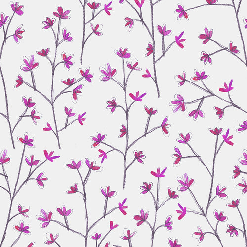 Voyage Maison Ophelia 1.4m Wide Width Wallpaper in Fushsia