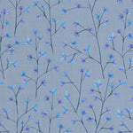 Voyage Maison Ophelia Printed Linen Fabric in Bluebell Blue