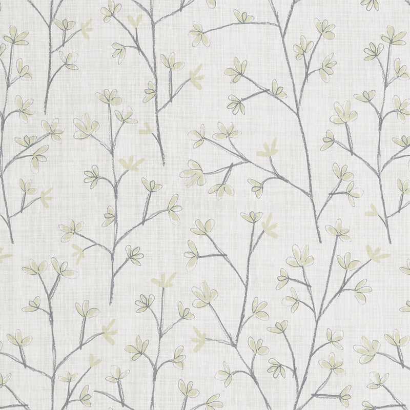 Voyage Maison Ophelia Printed Linen Fabric in Dove