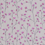 Voyage Maison Ophelia Printed Linen Fabric in Heather