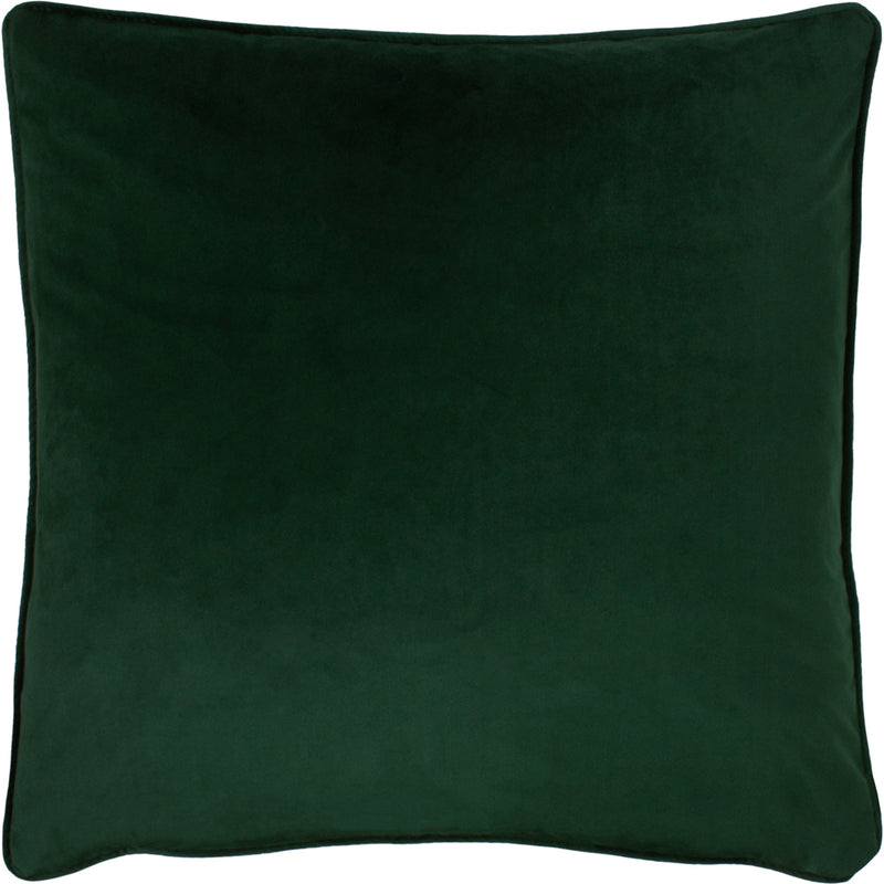 Evans Lichfield Opulence Soft Velvet Cushion Cover in Bottle Green