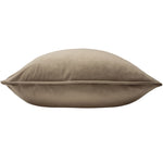 Evans Lichfield Opulence Soft Velvet Cushion Cover in Biscuit