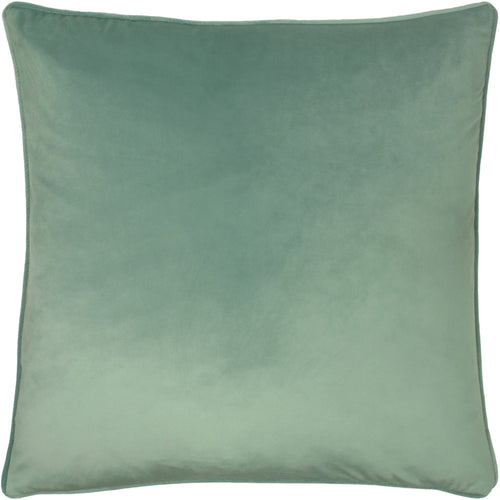 Evans Lichfield Opulence Soft Velvet Cushion Cover in Eau De Nil