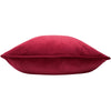 Evans Lichfield Opulence Soft Velvet Cushion Cover in Scarlet