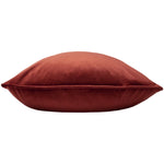 Evans Lichfield Opulence Soft Velvet Cushion Cover in Sunset