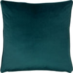 Evans Lichfield Opulence Soft Velvet Cushion Cover in Teal