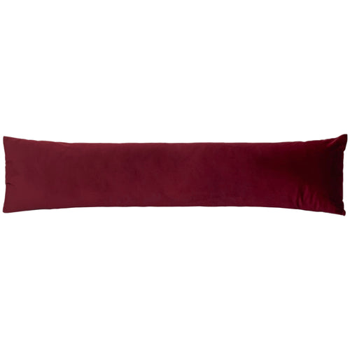 Evans Lichfield Opulence Velvet Draught Excluder in Burgundy