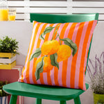 Floral Orange Cushions - Oranges Outdoor Cushion Cover Orange furn.