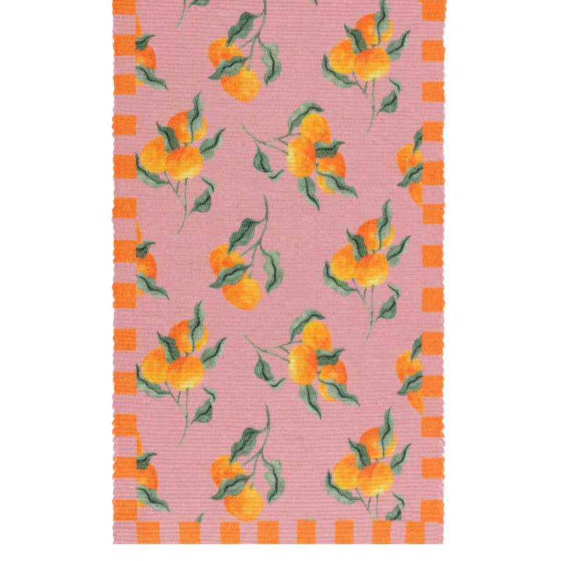 Floral Pink Accessories - Oranges Indoor/Outdoor Table Runner Pink furn.