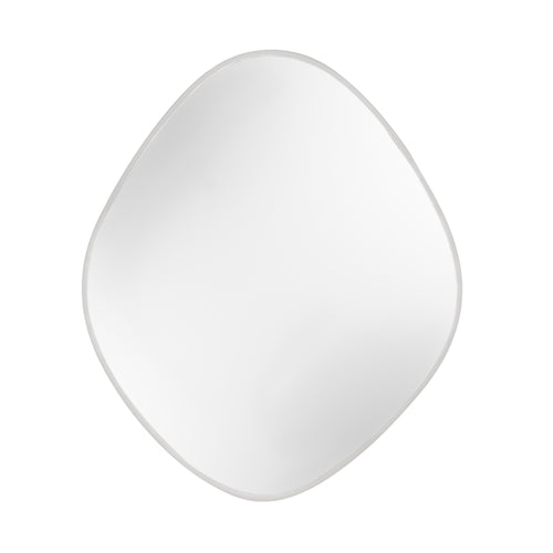 Yard Organic Oval Wall Mirror in Grey