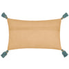 Wylder Orilla Floral Tasselled Cushion Cover in Camel/Duck Egg