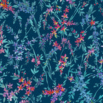 Voyage Maison Orivietta Printed Crafting Cotton Apparel Fabric in Navy