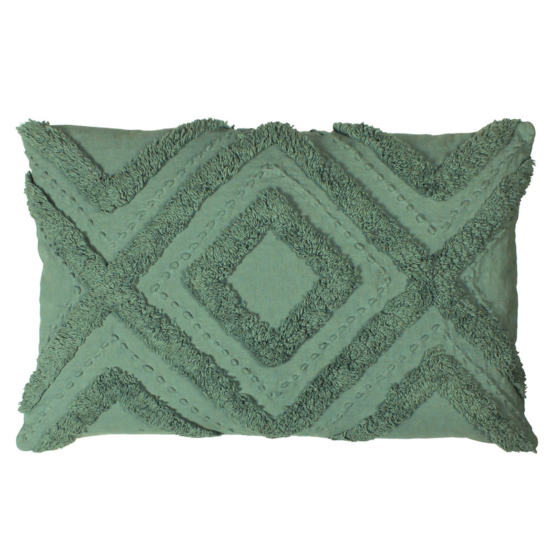 furn. Orson Tufted Cushion Cover in Eucalyptus