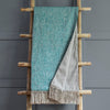 Voyage Maison Oryx Woven Throw in Azure