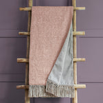 Voyage Maison Oryx Woven Throw in Coral