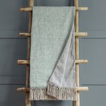 Voyage Maison Oryx Woven Throw in Duck Egg