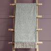 Voyage Maison Oryx Woven Throw in Smoke