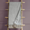 Voyage Maison Oryx Woven Throw in Smoke