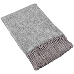 Voyage Maison Oryx Woven Throw in Smoke