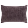 Plain Grey Cushions - Osaka Chenille Cushion Cover Flint Grey Yard